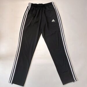 Men’s Adidas Black Track Pants Athletic Training Gym Size Medium